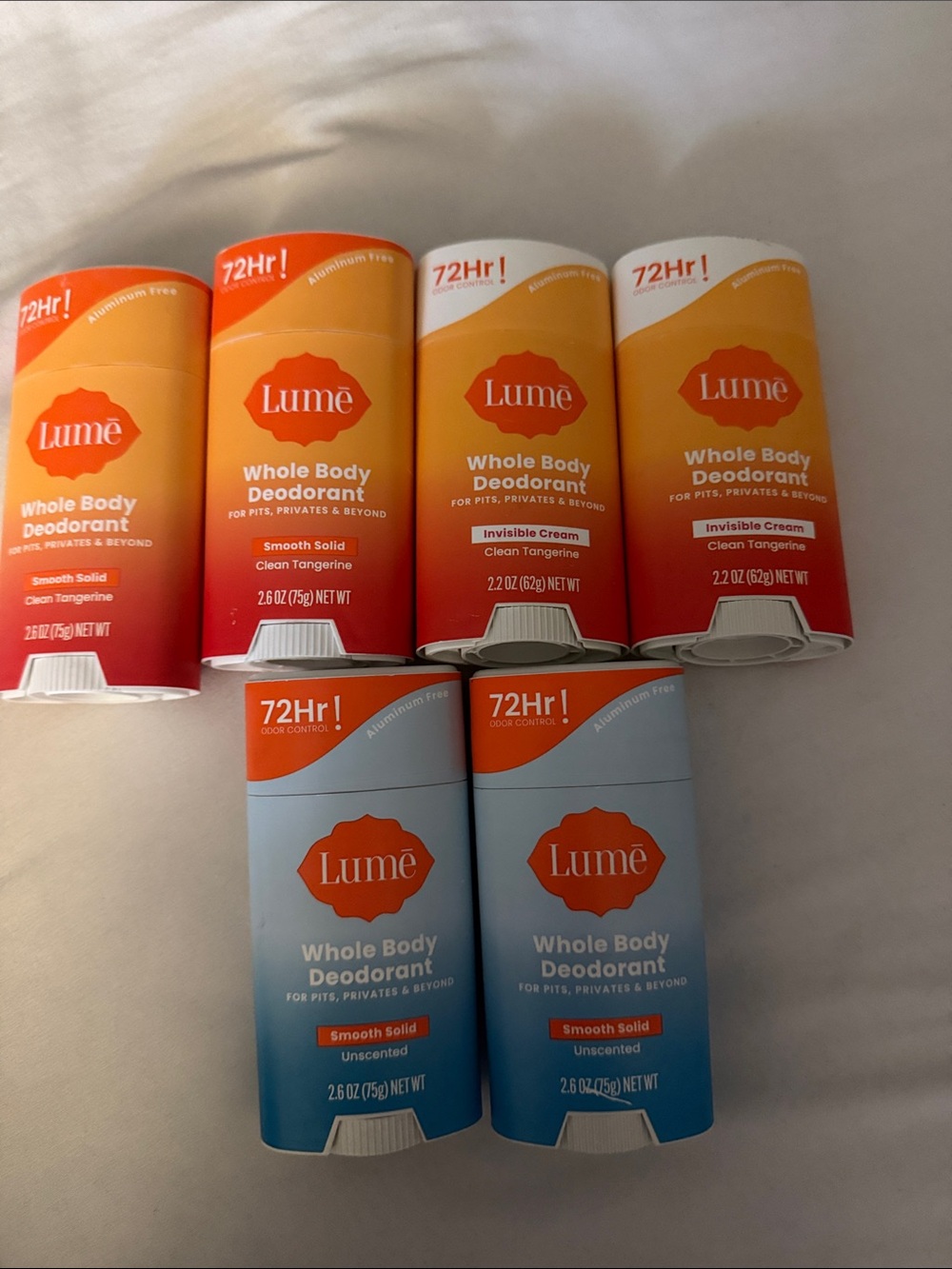 Lume Whole Body Deodorant 6-Pack